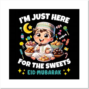 Eid Mubarak Kids Funny Happy Eid Al Fitr Eid Al Adha Sweets Posters and Art